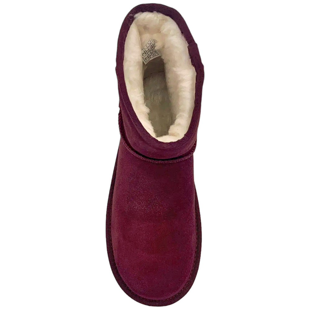 Koolaburra by UGG Women's Suede Mini Boots Koola Windsor Wine - Medium - Picture 2 of 3